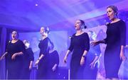 16 November 2019; Arís Choir perform during the TG4 All-Ireland Ladies Football All Stars Awards banquet, in association with Lidl, at the Citywest Hotel in Saggart, Dublin. Photo by Brendan Moran/Sportsfile