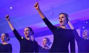 16 November 2019; Arís Choir perform during the TG4 All-Ireland Ladies Football All Stars Awards banquet, in association with Lidl, at the Citywest Hotel in Saggart, Dublin. Photo by Brendan Moran/Sportsfile