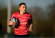 19 November 2019; Andrew Conway during a Munster Rugby squad training session at the University of Limerick in Limerick. Photo by Diarmuid Greene/Sportsfile