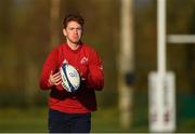 19 November 2019; Ben Healy during a Munster Rugby squad training session at the University of Limerick in Limerick. Photo by Diarmuid Greene/Sportsfile