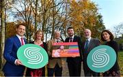 19 November 2019; Minister of State for Tourism and Sport, Brendan Griffin TD has launched the Sport Ireland Irish Sports Monitor 2019 Mid-Year Report at Merrion Square in Dublin. In attendance at the launch are, from left, Kieran O’Leary, Director Ipsos MRBI, Dr. Una May, Director of Participation and Ethics, Sport Ireland, John Treacy, CEO, Sport Ireland, Minister Brendan Griffin T.D., Minister of State for Tourism and Sport, Kieran Mulvey, Chairman, Sport Ireland and Elizabeth Loughren, Research Sport Ireland. Photo by Brendan Moran/Sportsfile