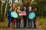 19 November 2019; Minister of State for Tourism and Sport, Brendan Griffin TD has launched the Sport Ireland Irish Sports Monitor 2019 Mid-Year Report at Merrion Square in Dublin. In attendance at the launch are, from left, Kieran O’Leary, Director Ipsos MRBI, Dr Úna May, Director of Participation and Ethics, Sport Ireland, John Treacy, CEO, Sport Ireland, Minister Brendan Griffin T.D., Minister of State for Tourism and Sport, Kieran Mulvey, Chairman, Sport Ireland and Elizabeth Loughren, Research Sport Ireland. Photo by Brendan Moran/Sportsfile