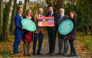 19 November 2019; Minister of State for Tourism and Sport, Brendan Griffin TD has launched the Sport Ireland Irish Sports Monitor 2019 Mid-Year Report at Merrion Square in Dublin. In attendance at the launch are, from left, Kieran O’Leary, Director Ipsos MRBI, Dr. Una May, Director of Participation and Ethics, Sport Ireland, John Treacy, CEO, Sport Ireland, Minister Brendan Griffin T.D., Minister of State for Tourism and Sport, Kieran Mulvey, Chairman, Sport Ireland and Elizabeth Loughren, Research Sport Ireland. Photo by Brendan Moran/Sportsfile