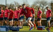 19 November 2019; Peter O'Mahony during Munster Rugby squad training at the University of Limerick in Limerick. Photo by Diarmuid Greene/Sportsfile