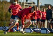 19 November 2019; Fineen Wycherley during Munster Rugby squad training at the University of Limerick in Limerick. Photo by Diarmuid Greene/Sportsfile