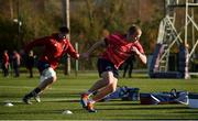 19 November 2019; John Ryan, right, and John Hodnett during Munster Rugby squad training at the University of Limerick in Limerick. Photo by Diarmuid Greene/Sportsfile