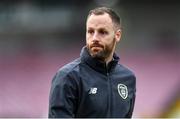 18 November 2019; Republic of Ireland assistant coach David Meyler before the UEFA Under-17 European Championship Qualifier match between Republic of Ireland and Israel at Turner's Cross in Cork. Photo by Piaras Ó Mídheach/Sportsfile