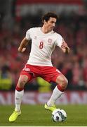 18 November 2019; Thomas Delaney of Denmark during the UEFA EURO2020 Qualifier match between Republic of Ireland and Denmark at the Aviva Stadium in Dublin. Photo by Harry Murphy/Sportsfile