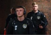 19 November 2019; Nathan Collins of Republic of Ireland arrives prior to the UEFA European U21 Championship Qualifier match between Republic of Ireland and Sweden at Tallaght Stadium in Tallaght, Dublin. Photo by Stephen McCarthy/Sportsfile