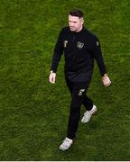 18 November 2019; Republic of Ireland assistant coach Robbie Keane ahead of the UEFA EURO2020 Qualifier - Group D match between Republic of Ireland and Denmark at Aviva Stadium in Dublin. Photo by Ben McShane/Sportsfile