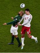 18 November 2019; David McGoldrick of Republic of Ireland and Andreas Christensen of Denmark during the UEFA EURO2020 Qualifier - Group D match between Republic of Ireland and Denmark at Aviva Stadium in Dublin. Photo by Ben McShane/Sportsfile