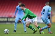 18 November 2019; Oliver O'Neill of Republic of Ireland gets past Bar Nuhi of Israel during the UEFA Under-17 European Championship Qualifier match between Republic of Ireland and Israel at Turner's Cross in Cork. Photo by Piaras Ó Mídheach/Sportsfile