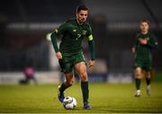 19 November 2019; Zack Elbouzedi of Republic of Ireland during the UEFA European U21 Championship Qualifier match between Republic of Ireland and Sweden at Tallaght Stadium in Tallaght, Dublin. Photo by Stephen McCarthy/Sportsfile