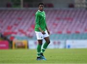 18 November 2019; Mohammed Olabosun Lawal of Republic of Ireland during the UEFA Under-17 European Championship Qualifier match between Republic of Ireland and Israel at Turner's Cross in Cork. Photo by Piaras Ó Mídheach/Sportsfile