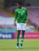 18 November 2019; Mohammed Olabosun Lawal of Republic of Ireland during the UEFA Under-17 European Championship Qualifier match between Republic of Ireland and Israel at Turner's Cross in Cork. Photo by Piaras Ó Mídheach/Sportsfile