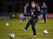 19 November 2019; Connor Ronan of Republic of Ireland prior to the UEFA European U21 Championship Qualifier match between Republic of Ireland and Sweden at Tallaght Stadium in Tallaght, Dublin. Photo by Harry Murphy/Sportsfile