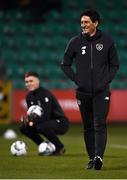 19 November 2019; Republic of Ireland assistant coach Keith Andrews prior to the UEFA European U21 Championship Qualifier match between Republic of Ireland and Sweden at Tallaght Stadium in Tallaght, Dublin. Photo by Harry Murphy/Sportsfile