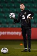 19 November 2019; Brian Maher of Republic of Ireland prior to the UEFA European U21 Championship Qualifier match between Republic of Ireland and Sweden at Tallaght Stadium in Tallaght, Dublin. Photo by Harry Murphy/Sportsfile