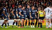 22 November 2019; The ASM Clermont Auvergne forwards during the Heineken Champions Cup Pool 3 Round 2 match between Ulster and ASM Clermont Auvergne at Kingspan Stadium in Belfast. Photo by Oliver McVeigh/Sportsfile