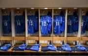23 November 2019; A general view of the Leinster dressing room ahead of the Heineken Champions Cup Pool 1 Round 2 match between Lyon and Leinster at Matmut Stadium in Lyon, France. Photo by Ramsey Cardy/Sportsfile