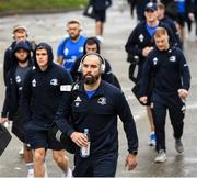 23 November 2019; Scott Fardy of Leinster arrives ahead of the Heineken Champions Cup Pool 1 Round 2 match between Lyon and Leinster at Matmut Stadium in Lyon, France. Photo by Ramsey Cardy/Sportsfile