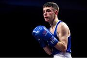 22 November 2019; Sean Mari of Monkstown, Co Dublin, during the the 49kg bout against Ricky Nesbitt of Holy Family Drogheda, Co Louth, at the IABA Irish National Elite Boxing Championships Finals at the National Stadium in Dublin. Photo by Piaras Ó Mídheach/Sportsfile