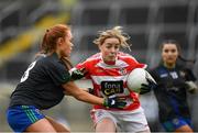 23 November 2019; Emma Kelly of Naomh Pól in action against Kate Kenny of Naomh Ciaran during the All-Ireland Ladies Intermediate Club Championship Final match between Naomh Ciaran and Naomh Pól at Kingspan Breffni in Cavan. Photo by Harry Murphy/Sportsfile