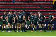 23 November 2019; The Connacht team dejected after their defeat during the Heineken Champions Cup Pool 5 Round 2 match between Toulouse and Connacht at Stade Ernest Wallon in Toulouse, France. Photo by Alexandre Dimou/Sportsfile