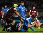 23 November 2019; Garry Ringrose of Leinster is tackled by Charlie Ngatai of Lyon during the Heineken Champions Cup Pool 1 Round 2 match between Lyon and Leinster at Matmut Stadium in Lyon, France. Photo by Ramsey Cardy/Sportsfile