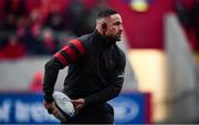 23 November 2019; Alby Mathewson of Munster warms up ahead of the Heineken Champions Cup Pool 4 Round 2 match between Munster and Racing 92 at Thomond Park in Limerick. Photo by Sam Barnes/Sportsfile
