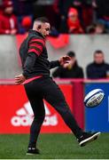 23 November 2019; Alby Mathewson of Munster warms up ahead of the Heineken Champions Cup Pool 4 Round 2 match between Munster and Racing 92 at Thomond Park in Limerick. Photo by Sam Barnes/Sportsfile