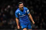 23 November 2019; Jonathan Sexton of Leinster celebrates after scoring a try which was subsequently disallowed during the Heineken Champions Cup Pool 1 Round 2 match between Lyon and Leinster at Matmut Stadium in Lyon, France. Photo by Ramsey Cardy/Sportsfile