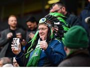 23 November 2019; fan of Connacht during the Heineken Champions Cup Pool 5 Round 2 match between Toulouse and Connacht at Stade Ernest Wallon in Toulouse, France. Photo by Alexandre Dimou/Sportsfile