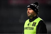 23 November 2019; Mourneabbey manager Shane Ronayne during the All-Ireland Ladies Senior Club Championship Final match between Kilkerrin-Clonberne and Mourneabbey at LIT Gaelic Grounds in Limerick. Photo by Eóin Noonan/Sportsfile