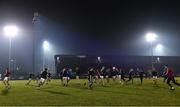 23 November 2019; Portlaoise players warm-up on the Laois GAA LOETB Centre of Excellence pitch before the AIB Leinster GAA Football Senior Club Championship Semi-Final match between Portlaoise and Éire Óg at MW Hire O’Moore Park in Portlaoise, Co Laois. Photo by Piaras Ó Mídheach/Sportsfile