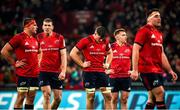 23 November 2019; Munster players CJ Stander, Chris Farrell, Jack O’Donoghue, Rory Scannell, and Niall Scannell react after a try decision was awarded against JJ Hanrahan during the Heineken Champions Cup Pool 4 Round 2 match between Munster and Racing 92 at Thomond Park in Limerick. Photo by Diarmuid Greene/Sportsfile