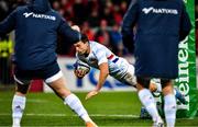 23 November 2019; Juan Imhoff of Racing 92 scores his side's third try during the Heineken Champions Cup Pool 4 Round 2 match between Munster and Racing 92 at Thomond Park in Limerick. Photo by Brendan Moran/Sportsfile