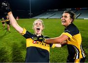 23 November 2019; Kathryn Coakley, left, and Doireann O’Sullivan of Mourneabbey following the All-Ireland Ladies Senior Club Championship Final match between Kilkerrin-Clonberne and Mourneabbey at LIT Gaelic Grounds in Limerick. Photo by Eóin Noonan/Sportsfile