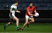 23 November 2019; Brendan Kavanagh of Éire Óg in action against Chris Finn of Portlaoise during the AIB Leinster GAA Football Senior Club Championship Semi-Final match between Portlaoise and Éire Óg at MW Hire O’Moore Park in Portlaoise, Co Laois. Photo by Piaras Ó Mídheach/Sportsfile