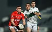 23 November 2019; Jordan Morrissey of Éire Óg in action against Kieran Lillis of Portlaoise during the AIB Leinster GAA Football Senior Club Championship Semi-Final match between Portlaoise and Éire Óg at MW Hire O’Moore Park in Portlaoise, Co Laois. Photo by Piaras Ó Mídheach/Sportsfile