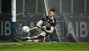 23 November 2019; Portlaoise goalkeeper Graham Brody saves a first half penalty kick from Christopher Blake of Éire Óg during the AIB Leinster GAA Football Senior Club Championship Semi-Final match between Portlaoise and Éire Óg at MW Hire O’Moore Park in Portlaoise, Co Laois. Photo by Piaras Ó Mídheach/Sportsfile