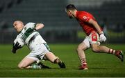 23 November 2019; Brian McCormack of Portlaoise in action against Mark Fitzgerald of Éire Óg during the AIB Leinster GAA Football Senior Club Championship Semi-Final match between Portlaoise and Éire Óg at MW Hire O’Moore Park in Portlaoise, Co Laois. Photo by Piaras Ó Mídheach/Sportsfile