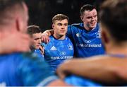 23 November 2019; Jordan Larmour, left, Garry Ringrose, centre, and James Ryan of Leinster following the Heineken Champions Cup Pool 1 Round 2 match between Lyon and Leinster at Matmut Stadium in Lyon, France. Photo by Ramsey Cardy/Sportsfile
