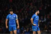 23 November 2019; Garry Ringrose, left, and Robbie Henshaw of Leinster during the Heineken Champions Cup Pool 1 Round 2 match between Lyon and Leinster at Matmut Stadium in Lyon, France. Photo by Ramsey Cardy/Sportsfile