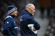 23 November 2019; Leinster scrum coach Robin McBryde, right, and Leinster backs coach Felipe Contepomi ahead of the Heineken Champions Cup Pool 1 Round 2 match between Lyon and Leinster at Matmut Stadium in Lyon, France. Photo by Ramsey Cardy/Sportsfile