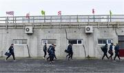 24 November 2019; Corofin players arrive before the AIB Connacht GAA Football Senior Club Football Championship Final match between Corofin and Pádraig Pearses at Tuam Stadium in Tuam, Galway. Photo by Piaras Ó Mídheach/Sportsfile