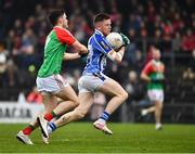 24 November 2019; Robbie McDaid of Ballyboden St Endas races past Gary McCallon of Garrycastle on his way to score a goal in the 6th minute during  the AIB Leinster GAA Football Senior Club Championship Semi-Final match between Garrycastle and Ballyboden St Endas at TEG Cusack Park in Mullingar, Westmeath. Photo by Ray McManus/Sportsfile