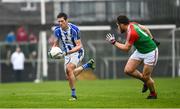 24 November 2019; Declan O'Mahoney of Ballyboden St Endas  in action against James Sheerin of Garrycastle  during the AIB Leinster GAA Football Senior Club Championship Semi-Final match between Garrycastle and Ballyboden St Endas at TEG Cusack Park in Mullingar, Westmeath. Photo by Ray McManus/Sportsfile