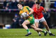 24 November 2019; Kieran Molloy of Corofin in action against Lorcan Daly of Pádraig Pearses during the AIB Connacht GAA Football Senior Club Football Championship Final match between Corofin and Pádraig Pearses at Tuam Stadium in Tuam, Galway. Photo by Piaras Ó Mídheach/Sportsfile