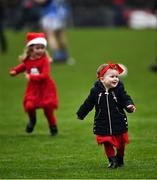24 November 2019; Garrycastle supporter Holly Johnson, one and a half years, from Athlone, during half time in the AIB Leinster GAA Football Senior Club Championship Semi-Final match between Garrycastle and Ballyboden St Endas at TEG Cusack Park in Mullingar, Westmeath. Photo by Ray McManus/Sportsfile